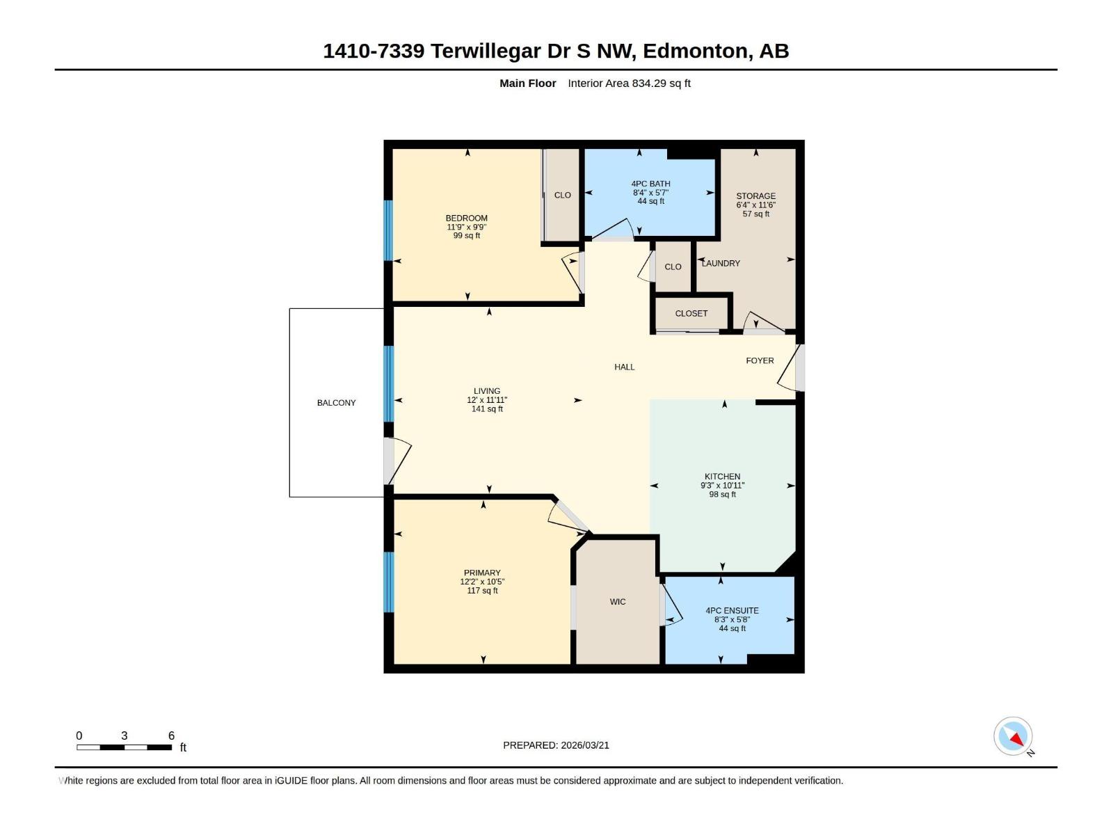 #1410 7339 SOUTH TERWILLEGAR DR NW