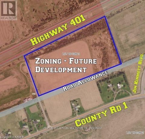 PT LT16 JIM KIMMETT BOULEVARD Greater Napanee (Greater Napanee) ON K7R3L1