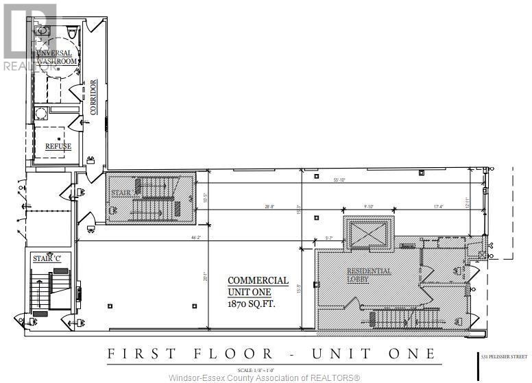 531 PELISSIER STREET Unit# 102