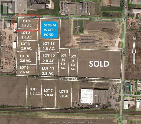 LOT 1 HIGH TECH DRIVE Lakeshore ON N8N2L9