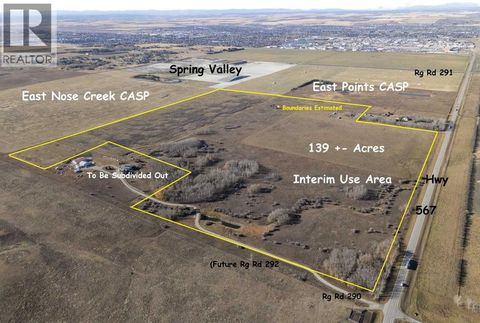 139 Acres Highway 567  NE Airdrie AB T4A2G6
