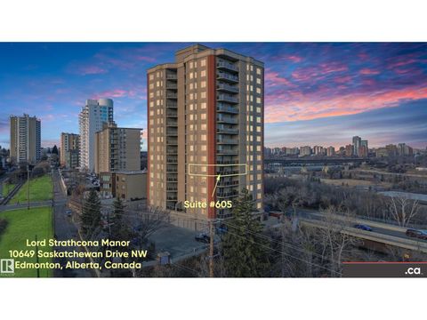 #605 10649 SASKATCHEWAN DR NW Edmonton AB T6E6S8