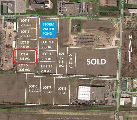 LOT 4 HIGH TECH DRIVE Lakeshore ON N8N2L9