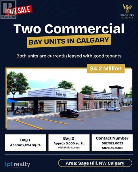 120 & 130, 3950 Sage Hill Drive NW Calgary AB T3R2A4