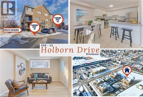 12 HOLBORN Drive Unit# E33 Kitchener ON N2A0A4