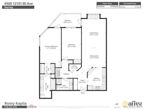 506 12101 80 AVENUE Surrey BC V3W5V6