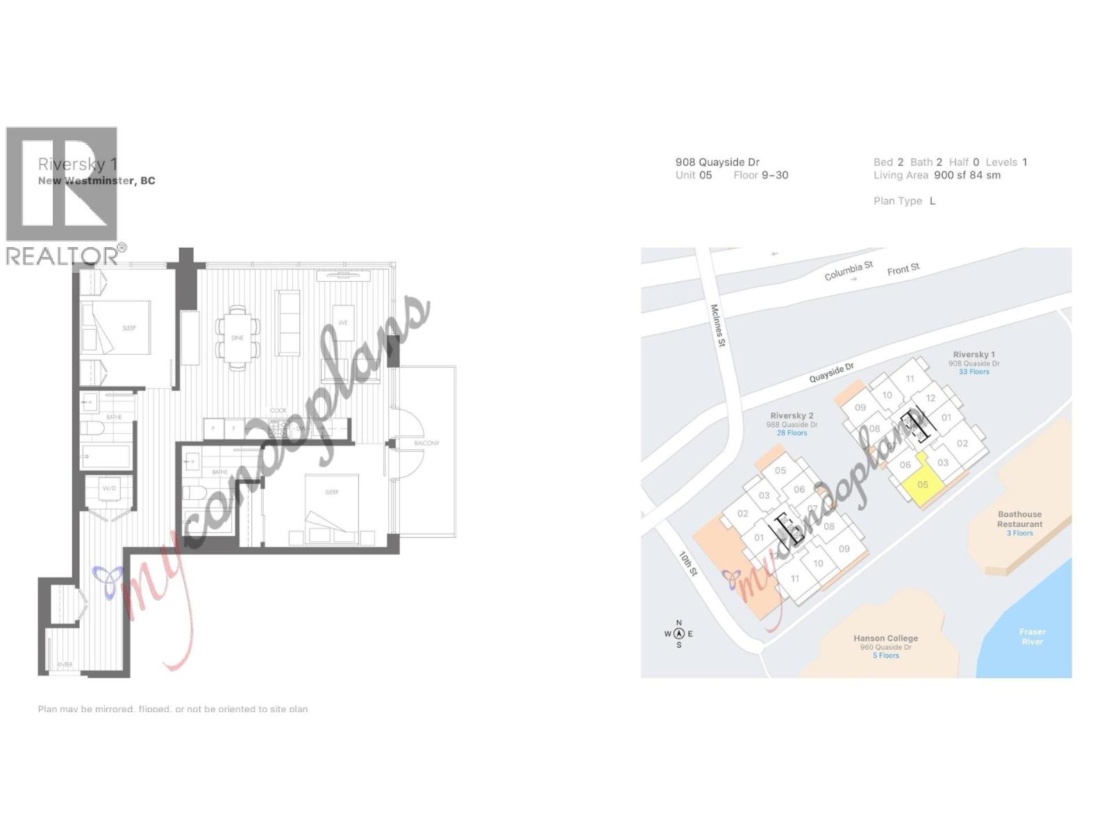 1905 908 QUAYSIDE DRIVE