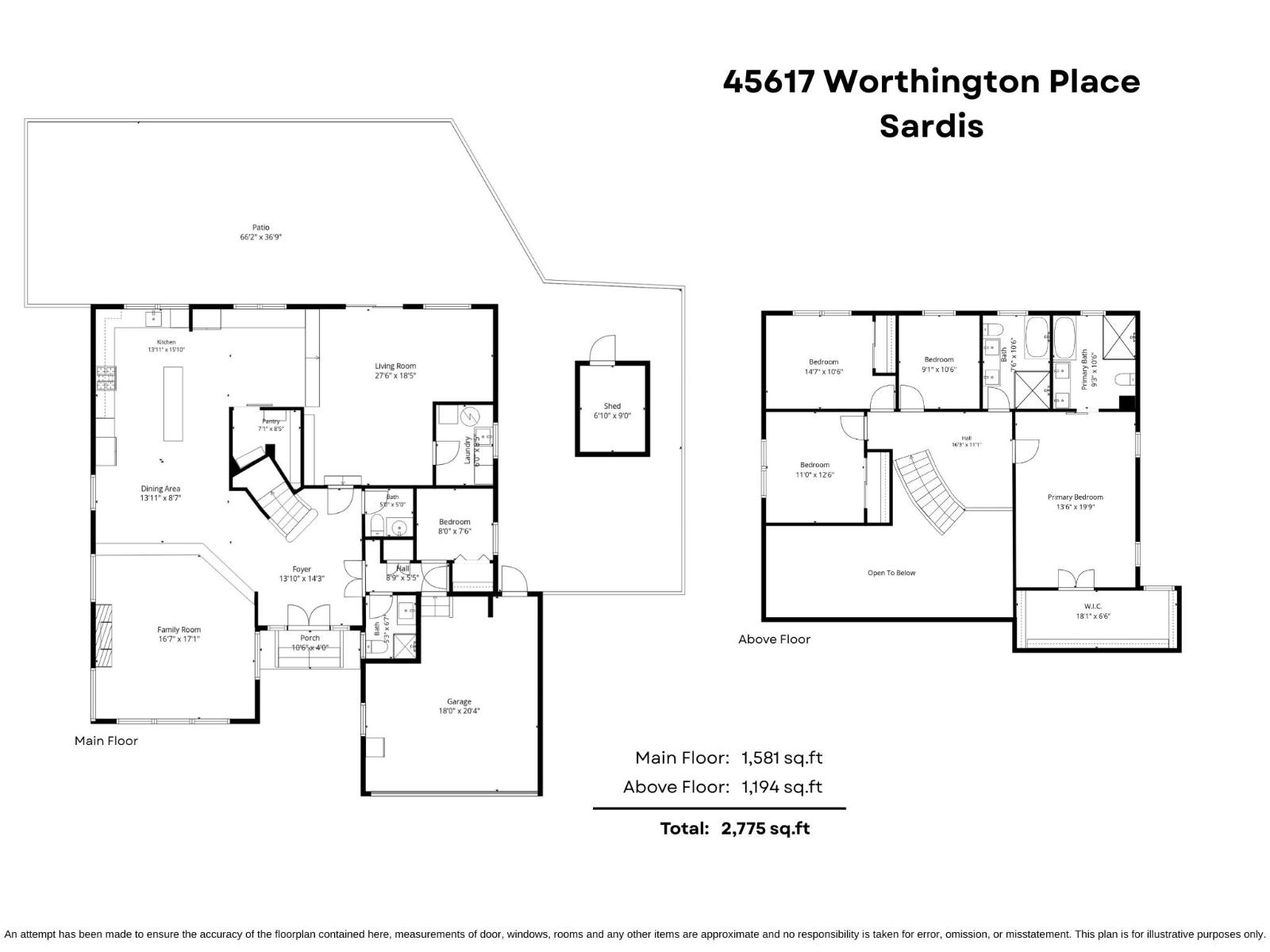 45617 WORTHINGTON PLACE|Sardis West Vedder