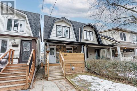 647 RHODES AVENUE Toronto (Greenwood-Coxwell) ON M4J4X5