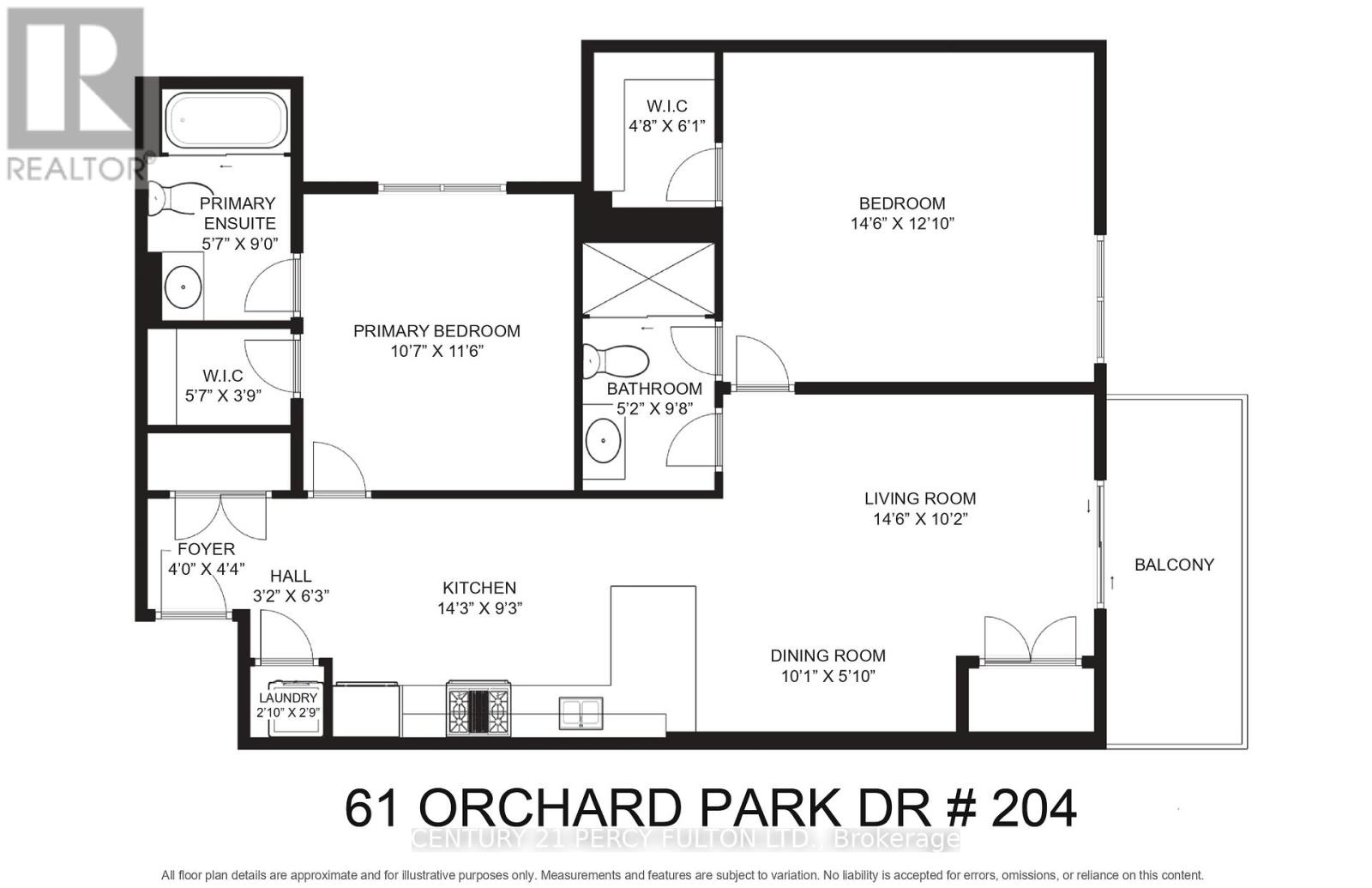 204 - 61 ORCHARD PARK DRIVE