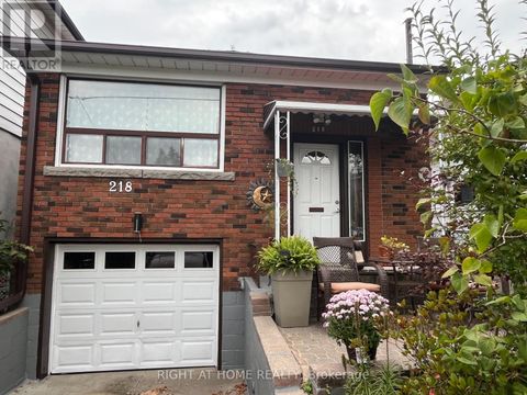 218 SOUTH WOODROW BOULEVARD Toronto (Birchcliffe-Cliffside) ON M1N3L9