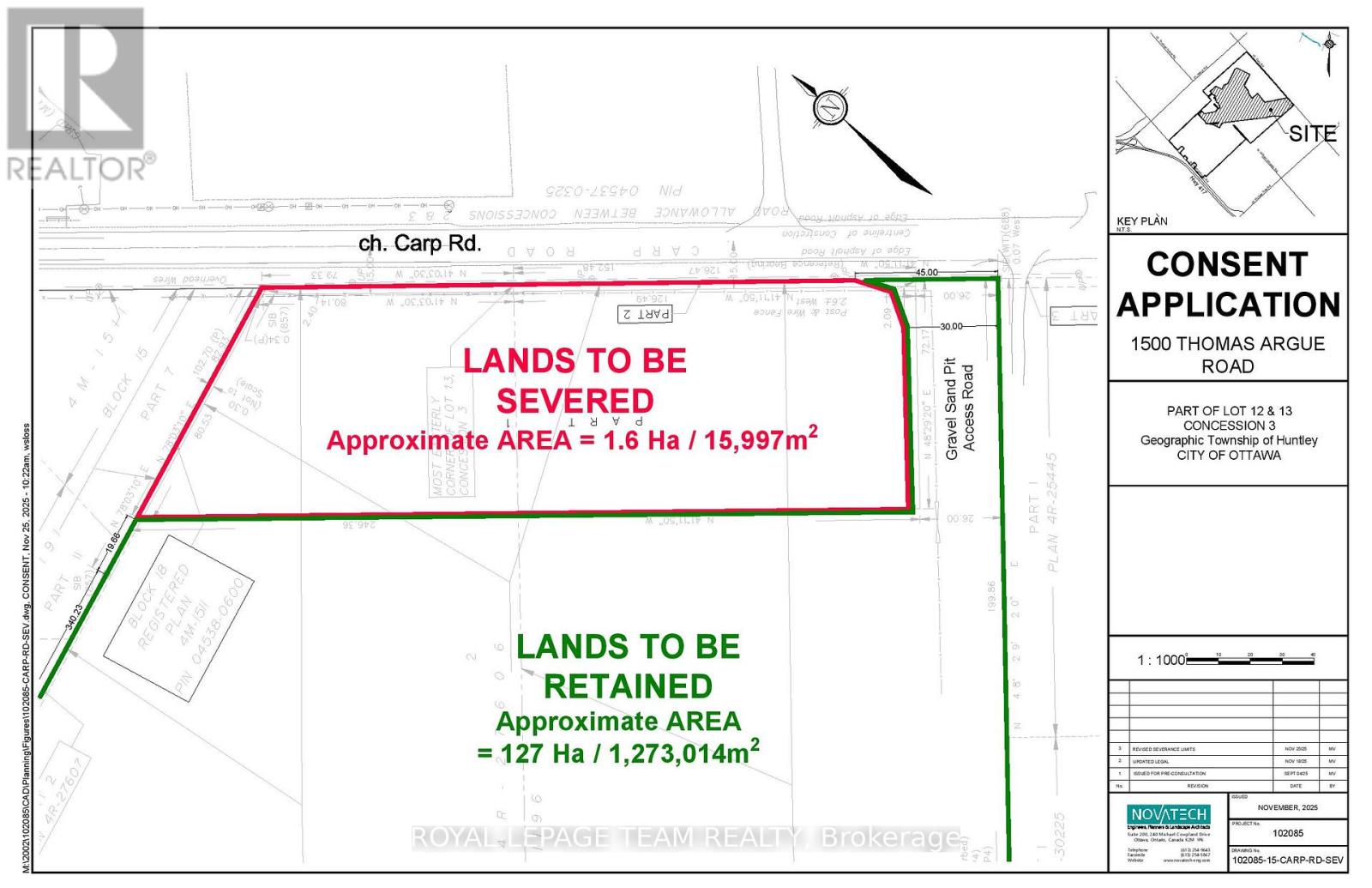 PT LOT 12 & 13 - 1500 THOMAS ARGUE ROAD
