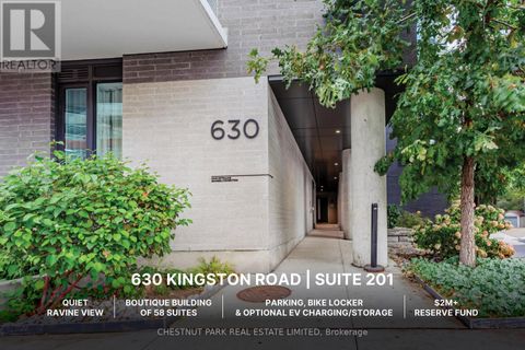 201 - 630 KINGSTON ROAD Toronto (The Beaches) ON M4E0B7