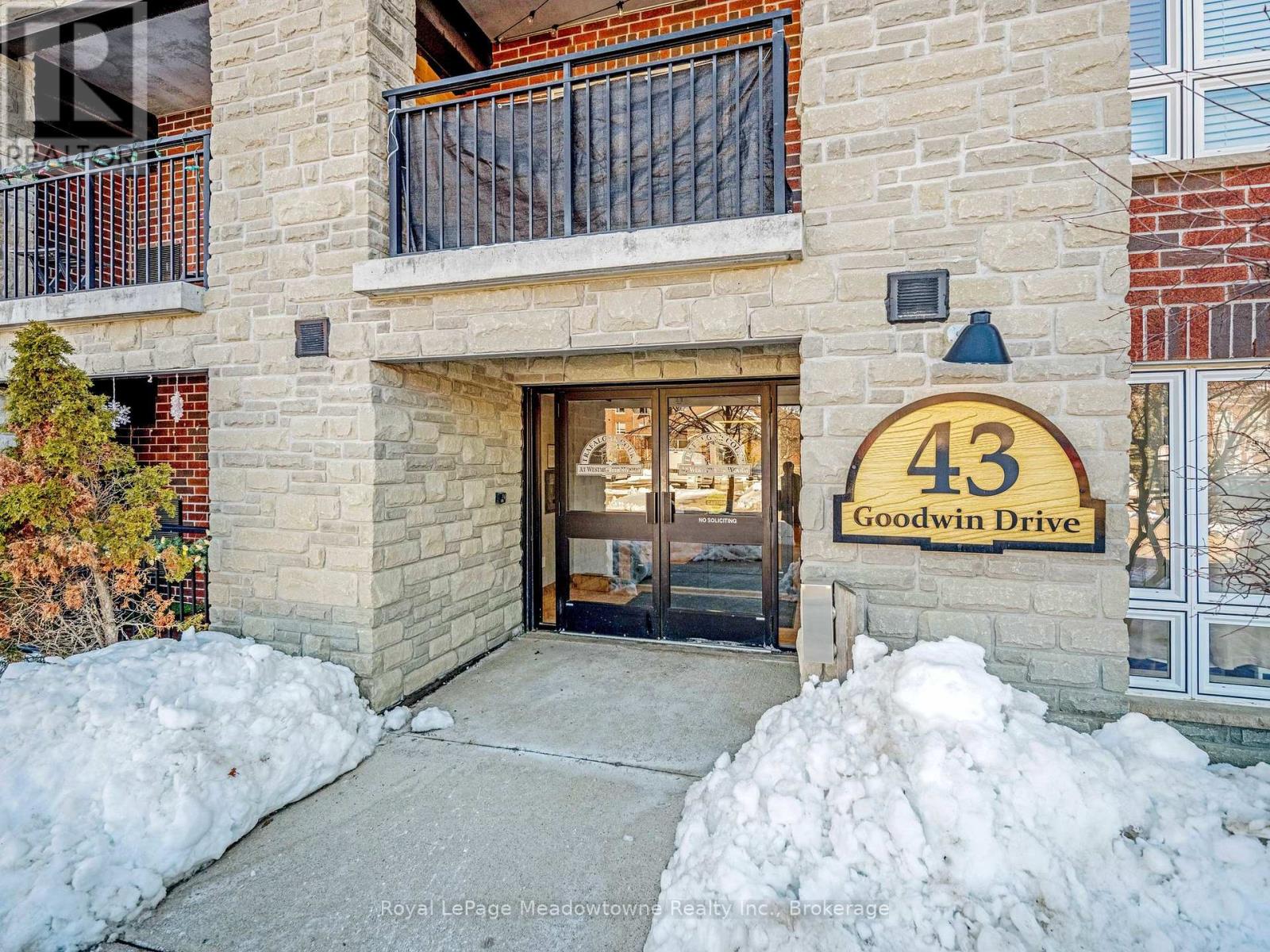 307 - 43 GOODWIN DRIVE