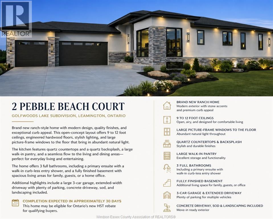 2 PEBBLE BEACH COURT