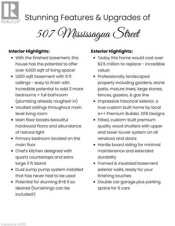 507 MISSISSAGUA Street