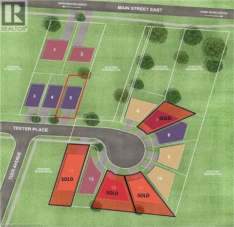 15 TEETER Place Unit# Lot 5 Grimsby ON L3M1P6