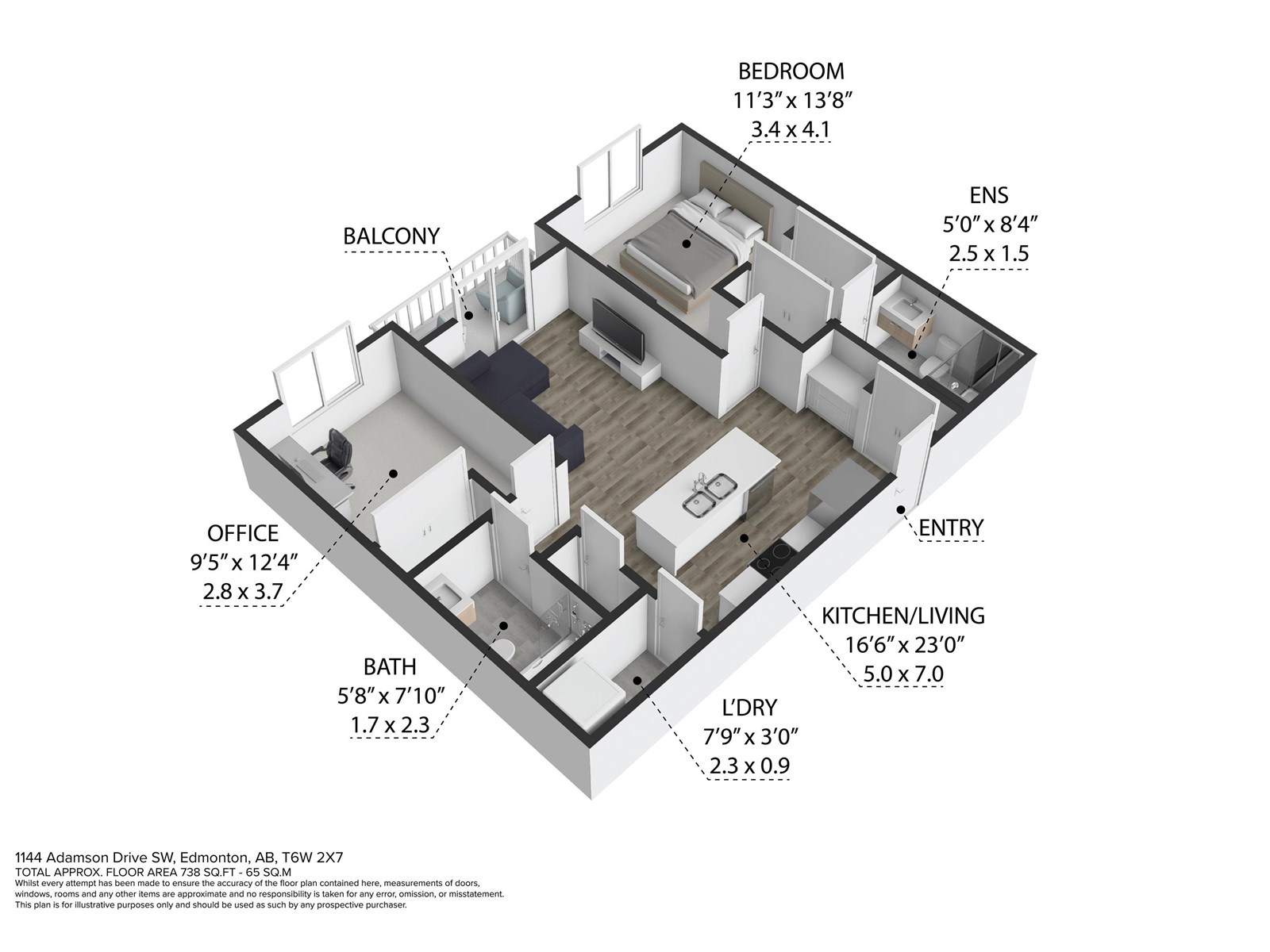 #208 1144 Adamson DR SW SW