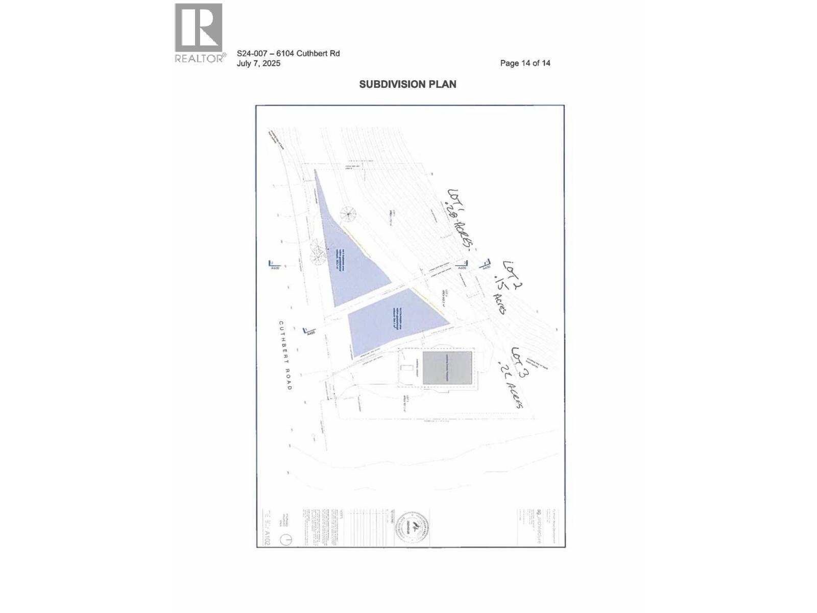 6110 Cuthbert Road Lot# 2