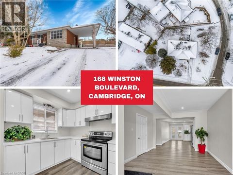 168 WINSTON Boulevard Cambridge ON N3C1M2