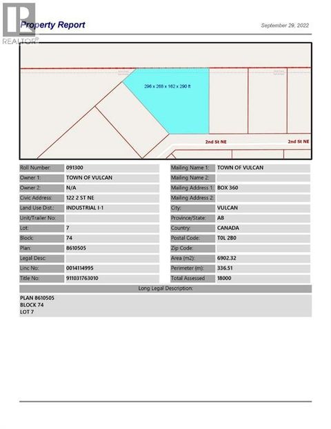 122 2 Street NE Vulcan AB T0L2B0