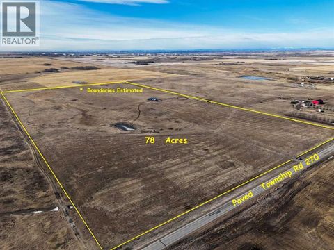 78 Acres Township Road 270 Rural Rocky View County AB T4B2A4