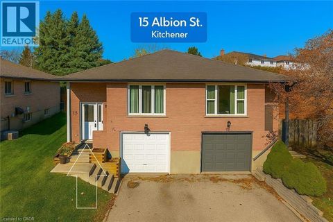 15 ALBION Street Kitchener ON N2E2R9