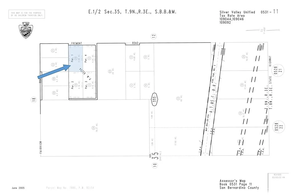 Fremont Rd s/o Fairview Rd, Newberry Springs, CA 92265