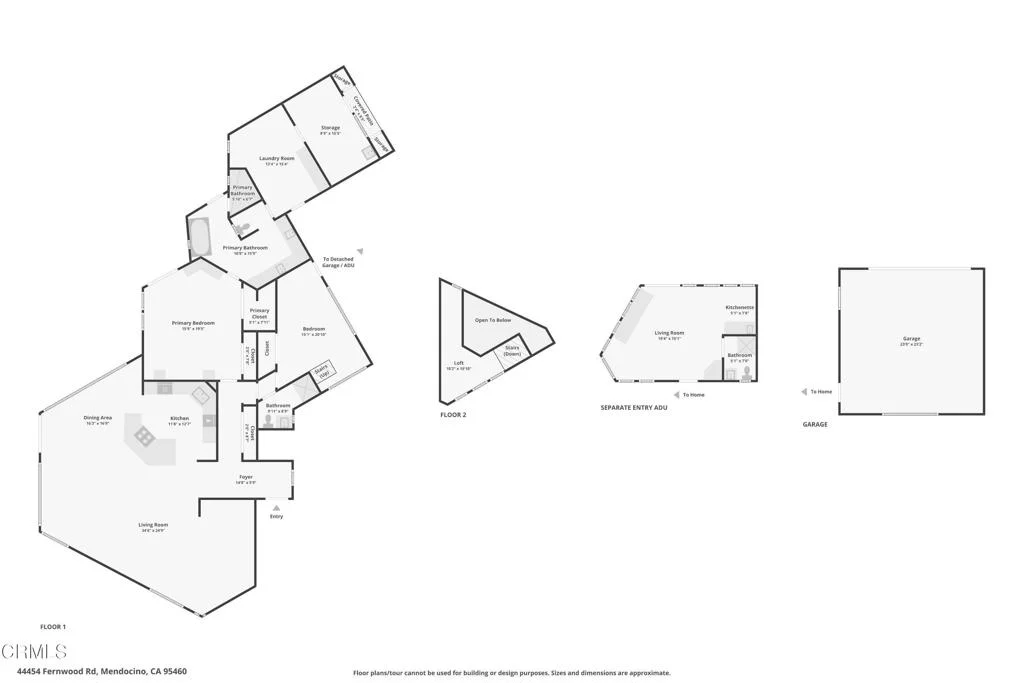 44454 Fernwood Road, Mendocino, CA 95460