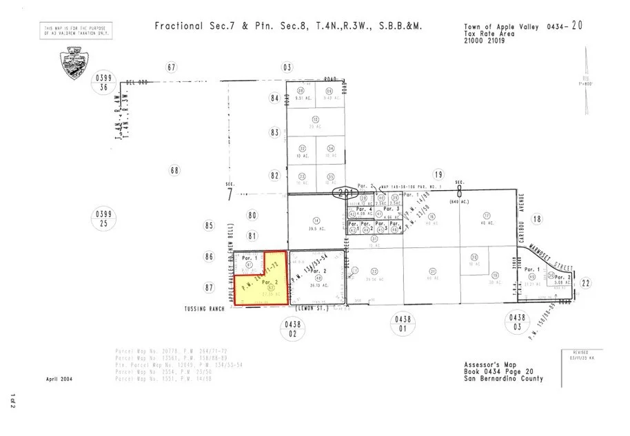 Tussing Ranch Road, Apple Valley, CA 92308