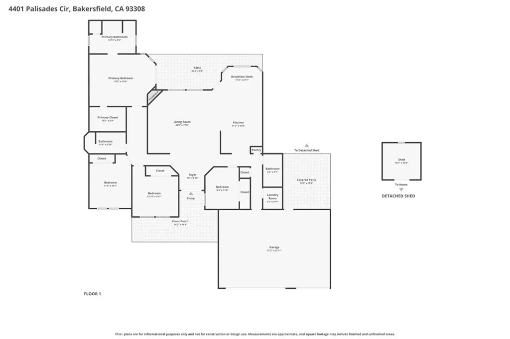 4401 Palisades Cir, Bakersfield, CA 93308