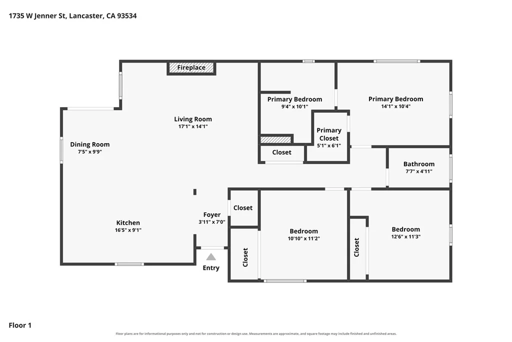 1735 W Jenner Street, Lancaster, CA 93534