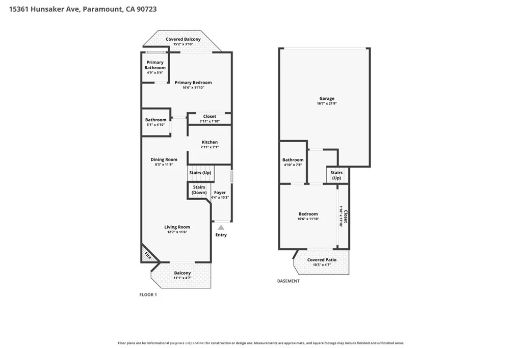 15361 Hunsaker Avenue Unit A, Paramount, CA 90723