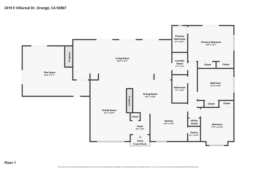 2419 E Villa Real Dr, Orange, CA 92867