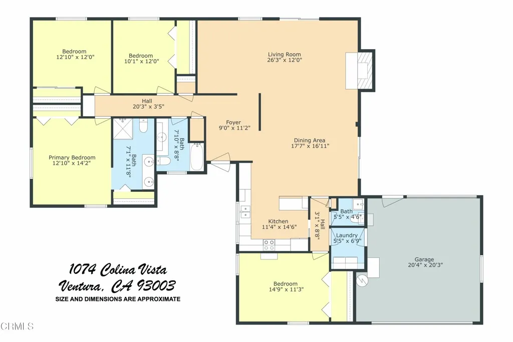 1074 Colina Vista, Ventura, CA 93003