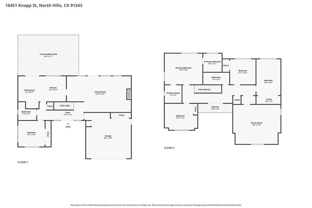 16451 Knapp St, North Hills, CA 91343