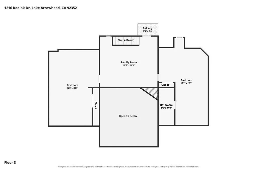 1216 Kodiak Dr, Lake Arrowhead, CA 92352