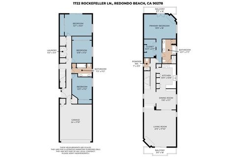 1722 Rockefeller Lane, Redondo Beach, CA 90278 - MLS#: SB23100623
