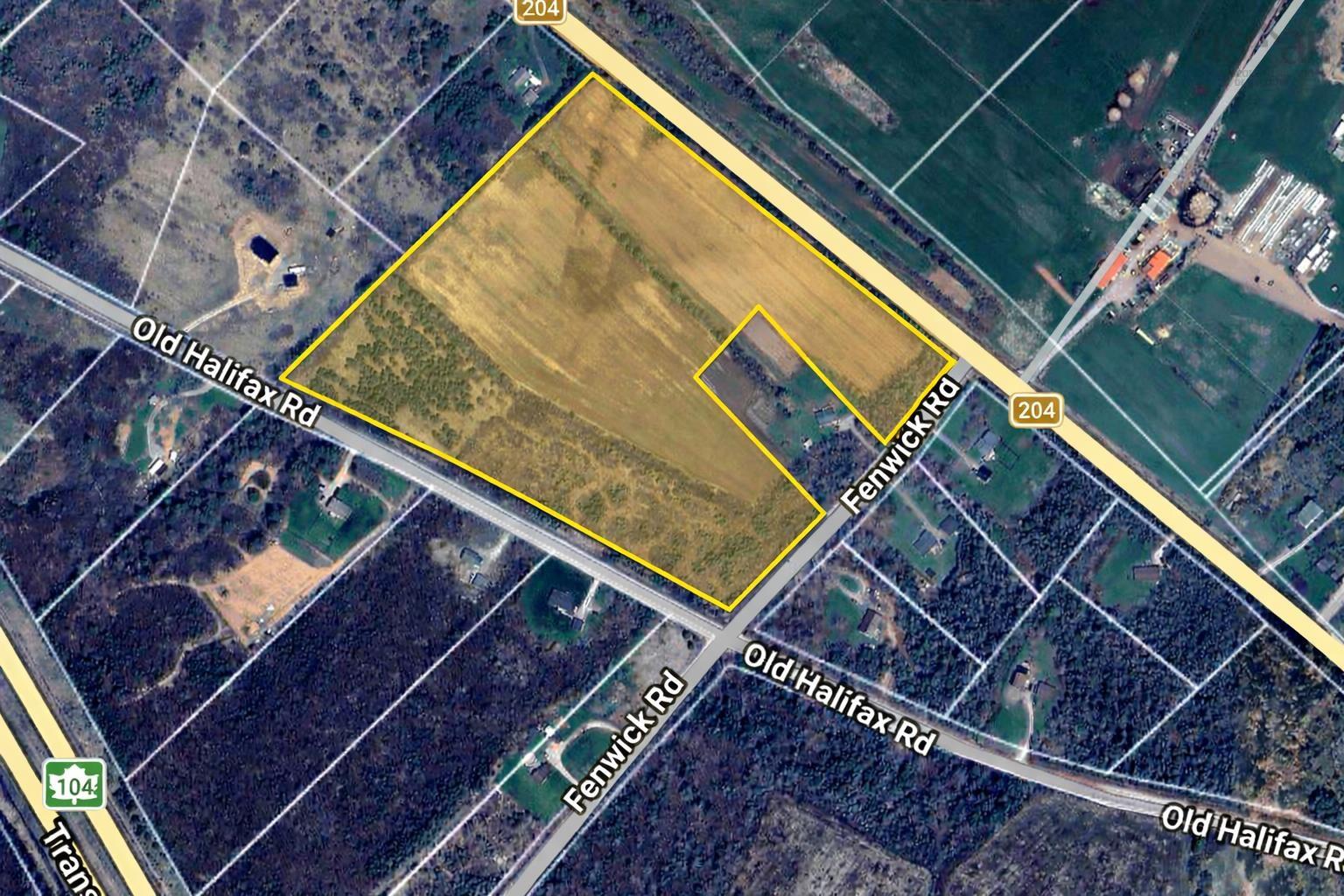 Map / location with property parcel outlined