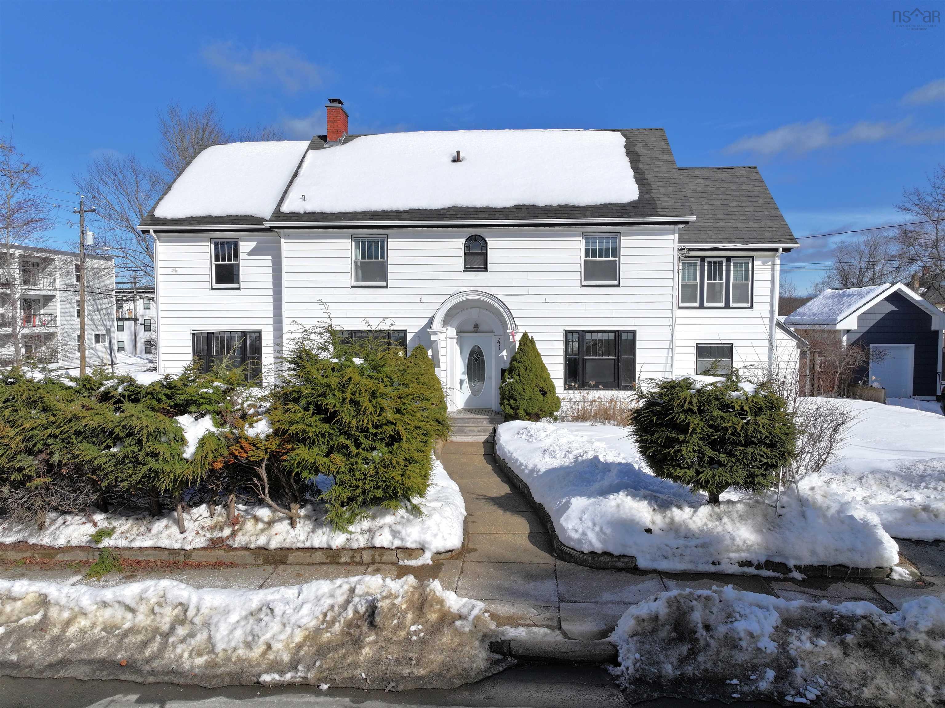 Front side of the main residence.