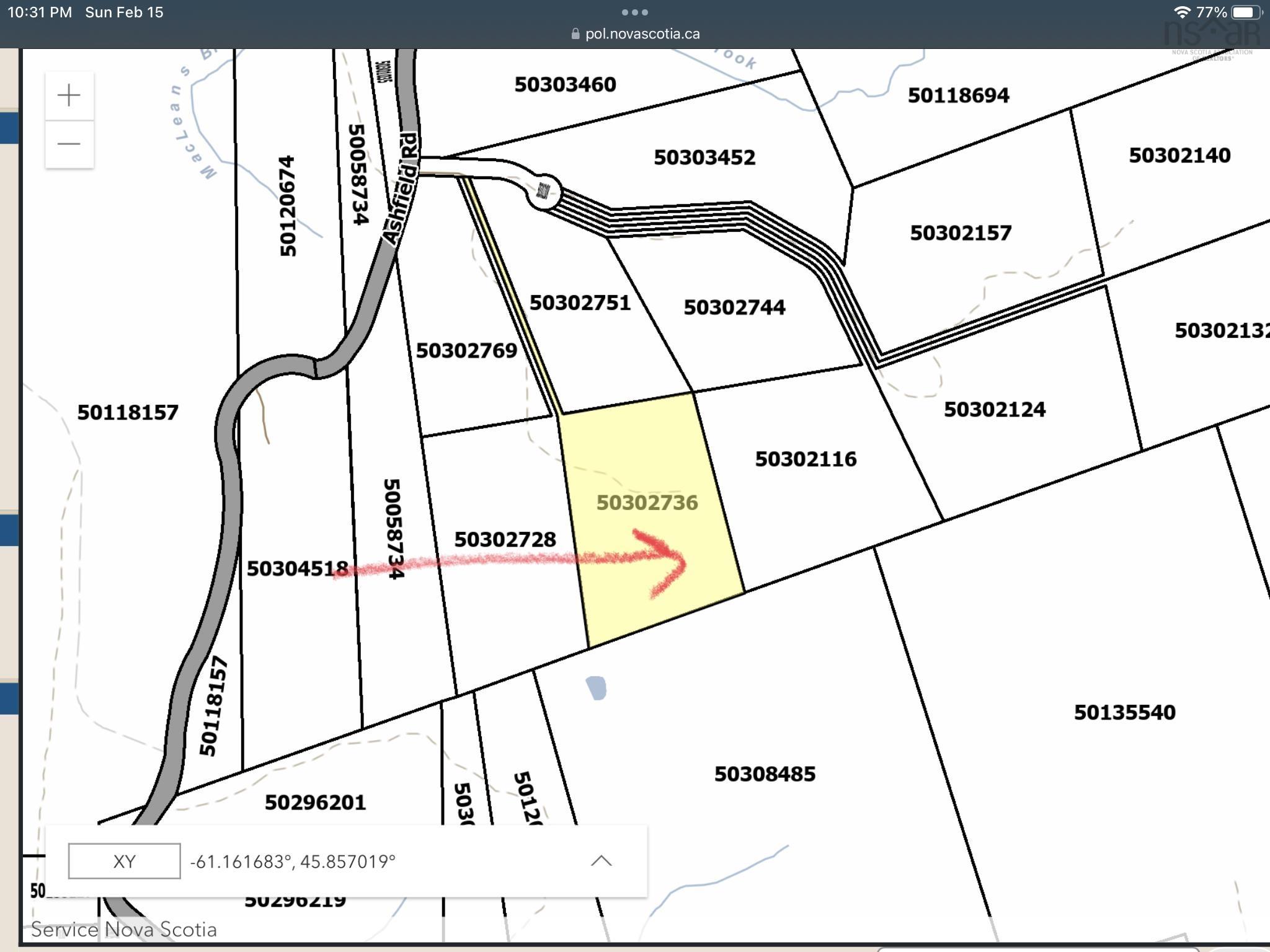 Photo 1 of 1 — Ashfield Lane Lot 16, River Denys, NS B0E 2Y0