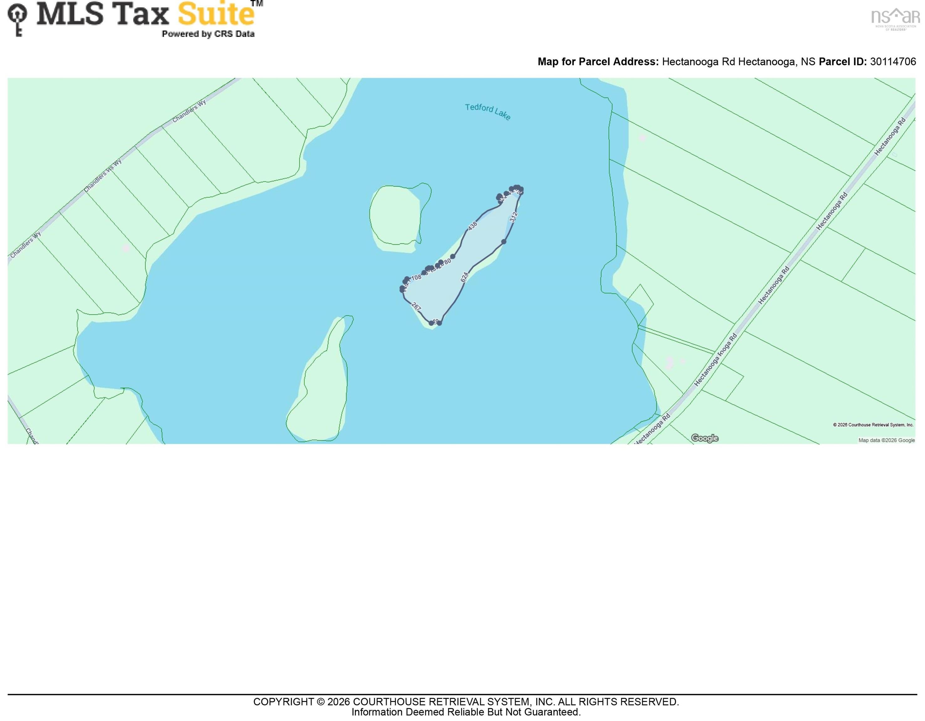 Tax Suite Parcel Map. Outlining the geographic boundaries and identification number for the property