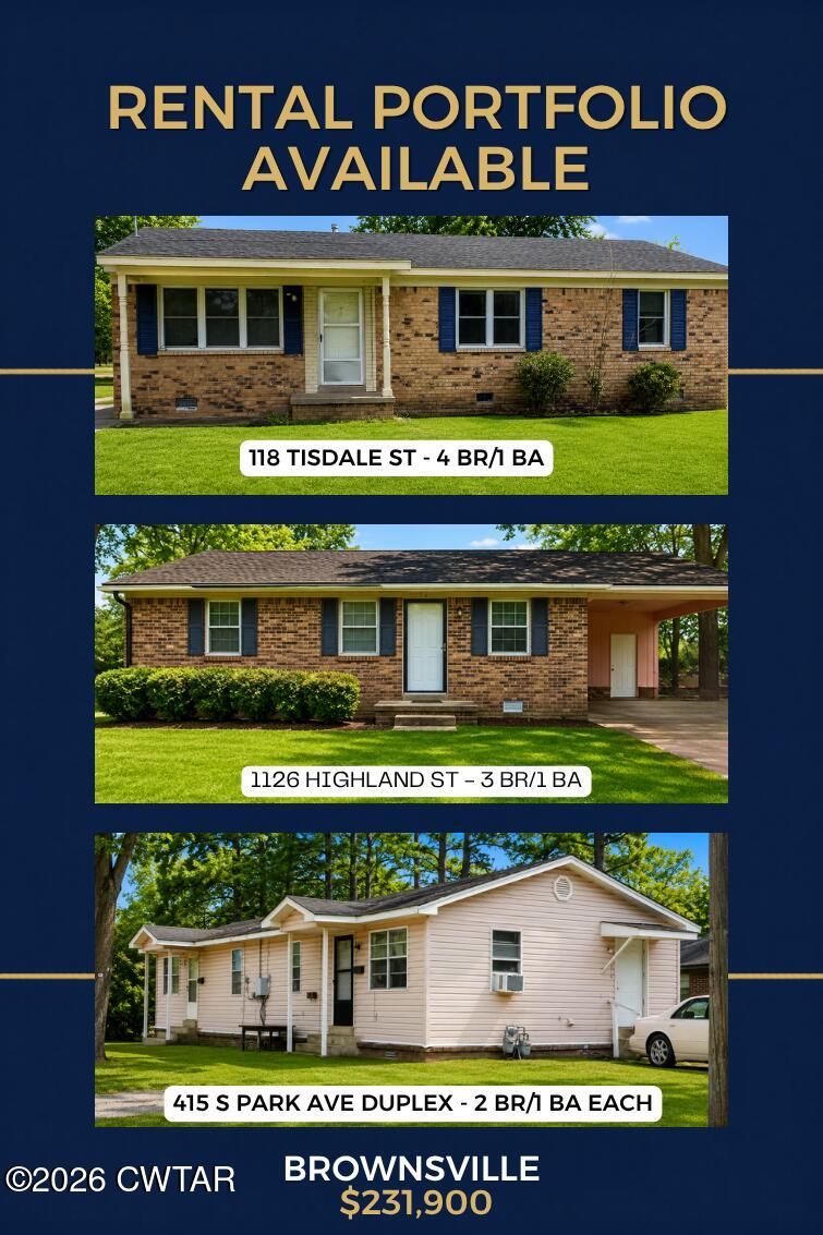 Rental Portfolio - 3 properties 4 doors