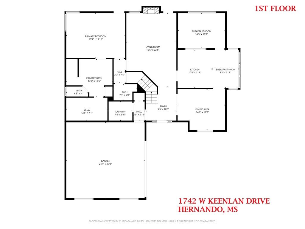 Photo of 1742 W Keenlan Dr, HERNANDO, MS 38632 (MLS # 164663)