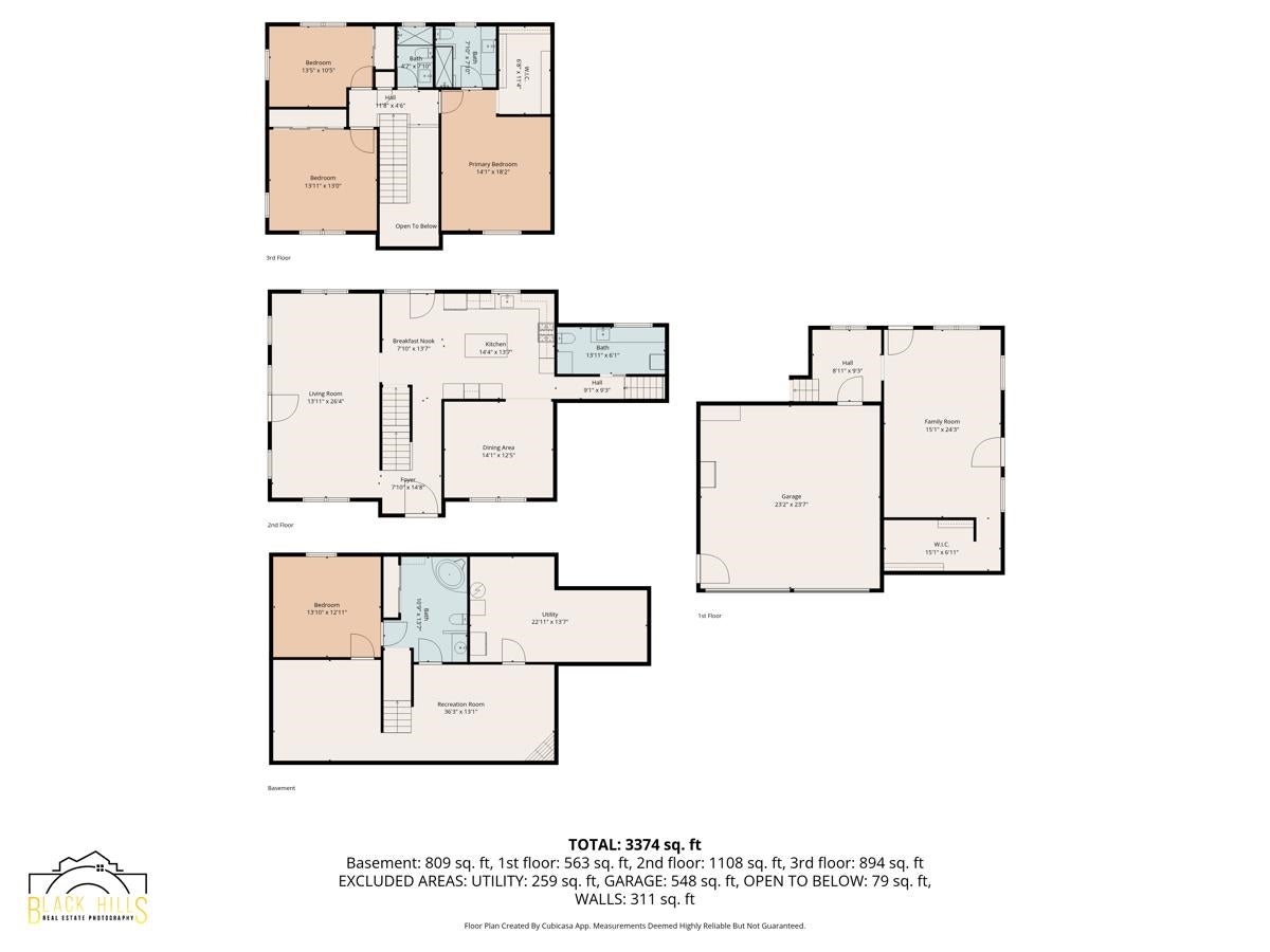 3035 Meadow Ln, Spearfish, SD, 57783, USA, 4 Bedrooms Bedrooms, ,4 BathroomsBathrooms,Residential,Active,3035 Meadow Ln,88713