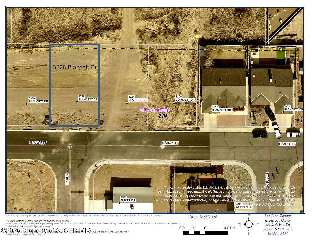 Photo 1 of 4 — 3228 BLANCETT Drive, Aztec, NM 87410
