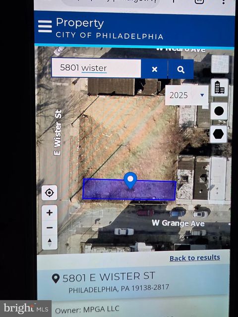 5801 E WISTER STREET PHILADELPHIA PA 19138