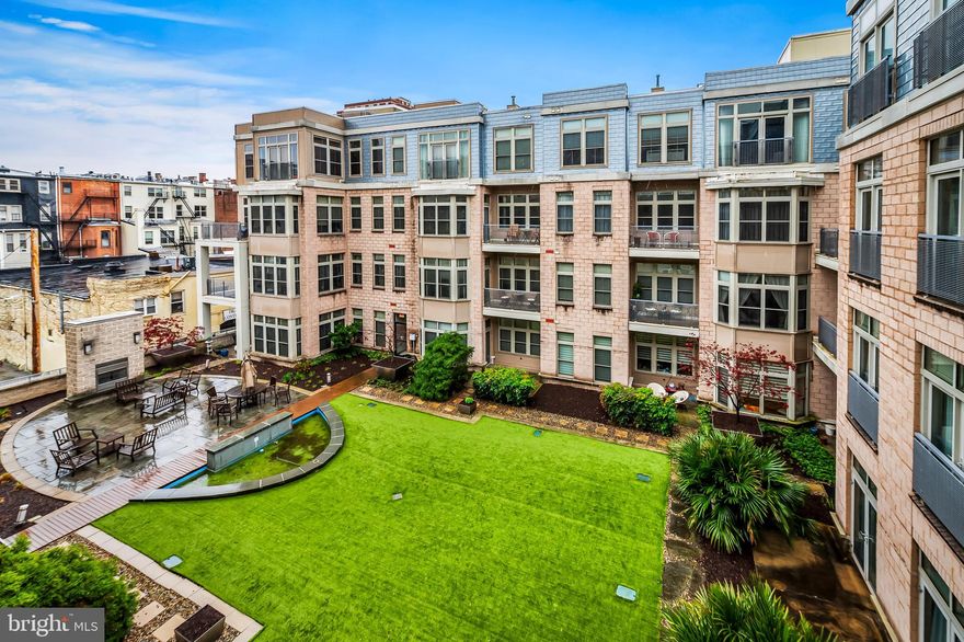 THIS IS THE ONLY UNIT IN THE BLDG WITH A COURTYARD VIEW, 2 BEDROOMS PLUS A SEPARATE DEN! BEST UNIT IN THE BLDG FOR SALE. Perfect for the pickiest of buyers. Coveted 2 Bedroom with a DEN, Interior Courtyard facing unit with 1 deeded parking space and storage unit. No road noise here! Peace and Quiet! This is the unit you have been waiting for.  There is no other unit for sale in the building with this location, space and amenities.

Current owner has make extensive updates as follows: 2019 HVAC (Heat, AC, Thermostats, Ductwork, Water Heater. 2020 Interior Repainted, New Bathroom Mirrors, Washer/Dryer, Stove, Kitchen Backsplash Installed. 2021 Microwave & Dishwasher. 2022 New Toilets, Kitchen & Bathroom Faucets & Shower heads. 2023 Refrigerator, Garbage Disposal.

Ideal location for anyone looking to have a short walk to Penn Station to catch the Hopkins Shuttle to Homewood or East Baltimore Campuses, MARC Train to DC, Amtrak to Philly or New York.  Mt Vernon is a vibrant community full of restaurants, bars, shopping and parks.