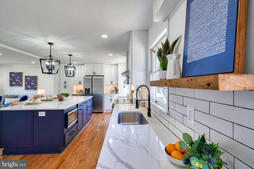 Tired of builder grade finishes and choppy floorplans?? We all are! Welcome to 1303 Cherokee Lane. Renovations have just been completed. Host the holidays in this wide-open main level with all new hardwood floors. The gourmet kitchen is anchored with an 8' island, a dark cabinet base, and 2 large farmhouse pendant lights. Entertaining has never looked better with floor to ceiling white wall cabinets, stainless appliances including a 36" stove, a wine cooler, granite, soft closing drawers, and a ceramic backsplash. The living room has built-ins flanking the wood burning fireplace. The natural light beams in thru the new sliders that open to the new composite deck. Upstairs houses all 4 bedrooms and 2 full baths. The master suite is large, occupying the entire side of the home. It has a walk-in closet with a sliding barn door and an attached private bath that has dual sinks and a large, tiled shower. The other 3 bedrooms and renovated full bath are down the hall and have great space. If that isn't enough, spread out in the fully finished basement with yet another full bath and another set of walkout sliders to the fresh patio. The laundry room is also finished with space for storage. A 2 car garage is attached with a front loading roll up door but also access to the main level. This home has all new systems to include a duel zoned HVAC. The property sits in a cul-de-sac with in Green Valley Manor, a rarely available community, WITHOUT a HOA!
*Washer/Dryer is coming and will be installed.