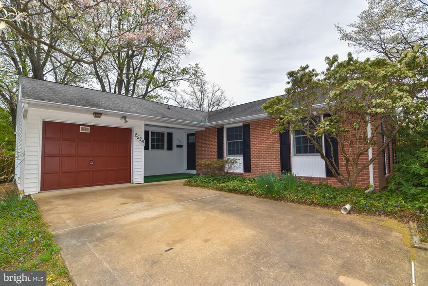 Welcome to the lovely community of Brookmeade!  Lovingly maintained by the original owners, this solid brick ranch welcomes you home!  One-level living at its finest!  Upon your arrival you are greeted with gleaming hardwood floors which have just been refinished.  The living room features stunning hardwoods and a woodburning fireplace.  The sunroom addition and screened porch offer an abundance of natural light, and are the perfect retreats to view the picturesque backyard.  The kitchen is clean, functional, welcomes your new touches, and flows perfectly to the dining room.  Garage/Bonus Room allowed additional living space for previous owners and can be converted easily.  Home has been freshly painted.  Basement offers an abundance of additional living space and can be used to satisfy a multitude of needs.  Make this home yours today!  (Home is being sold to settle an estate and in AS IS condition.)